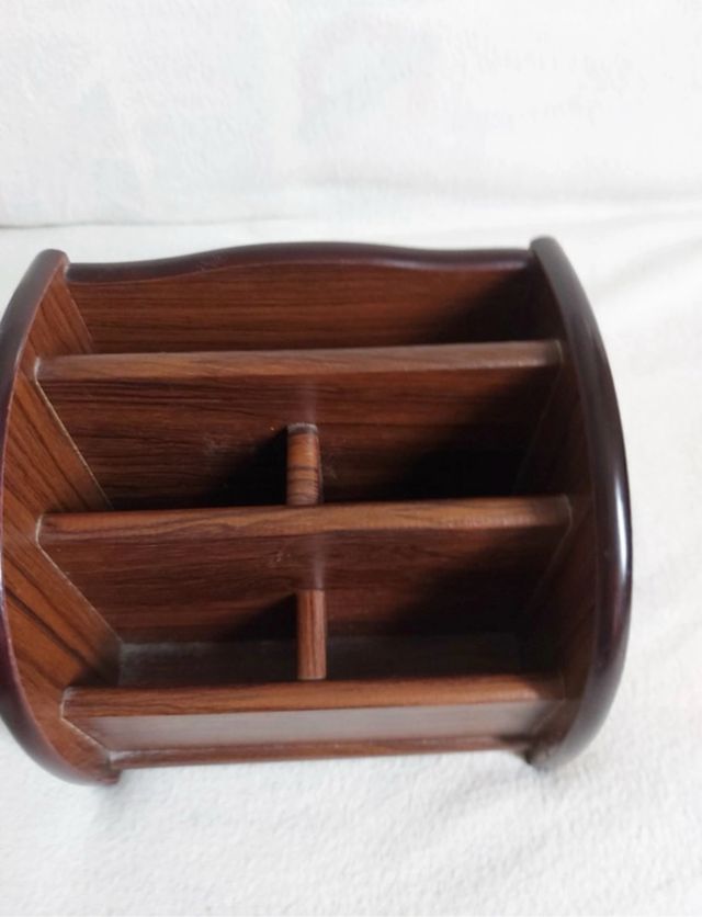 Organizador de escritorio madera