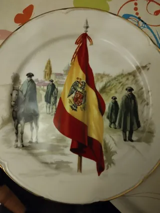 Plato decorativo vintage español