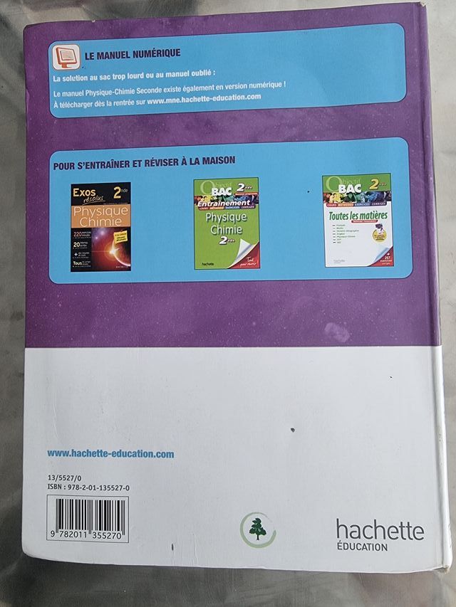 Physique-Chimie 2de - Livre élève Format compac...