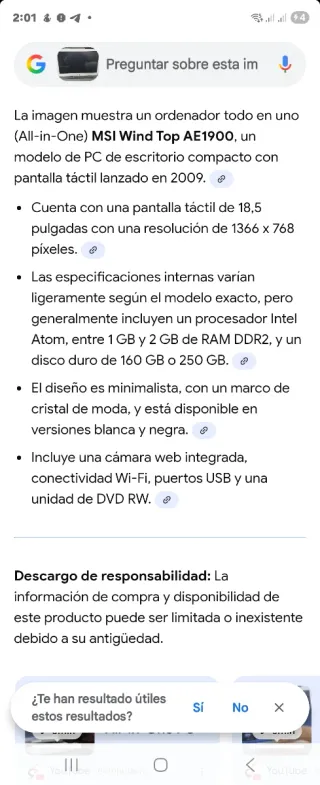 MSI Ordenador con Programa Hostelería