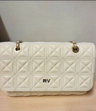 Bolso Piel Roberto Verino Beige Dorado