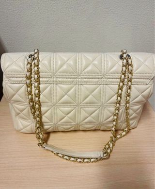 Bolso Piel Roberto Verino Beige Dorado