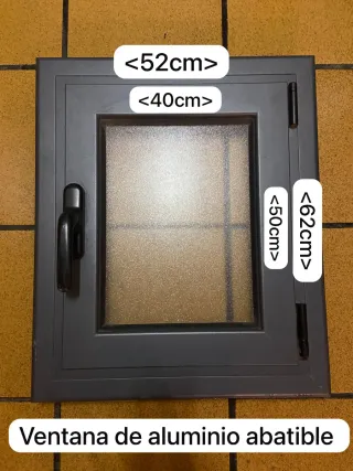 Ventana aluminio abatible precio negociable