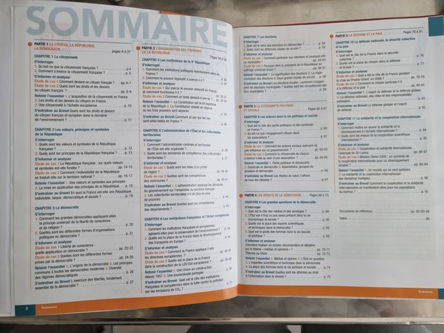 Éducation civique, 3e