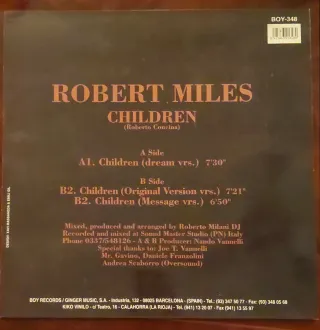 Robert Miles - Children Vinilo 1995