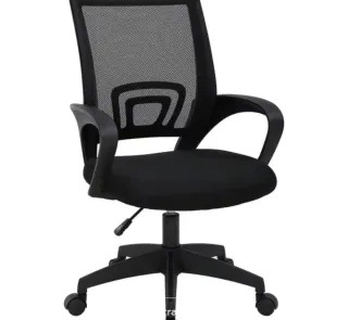 Silla de oficina ergonómica negra