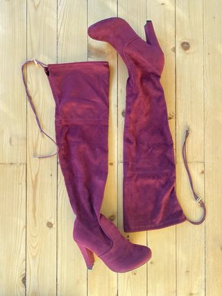 Botas altas con tacón