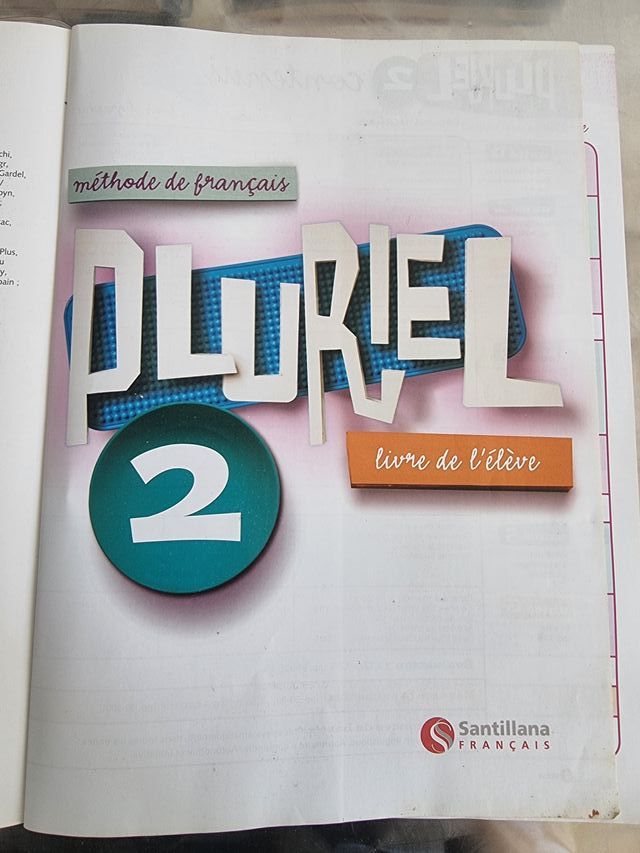 PLURIEL 2 LIVRE L'ÉLÈVE