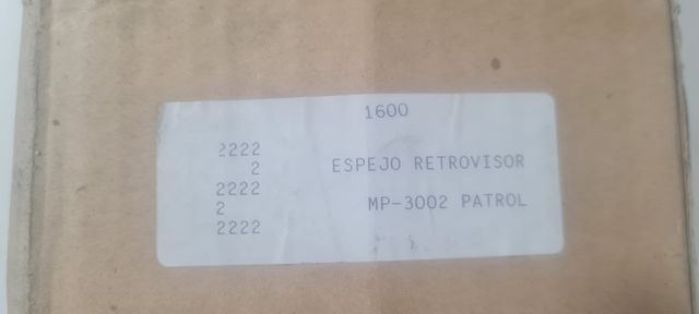 NISSAN PATROL, 160 , PAREJA DE RETROVISORES MAN.