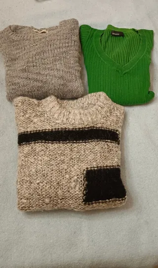 Jersey lana tricotado Regalo Mango y Berska Chica