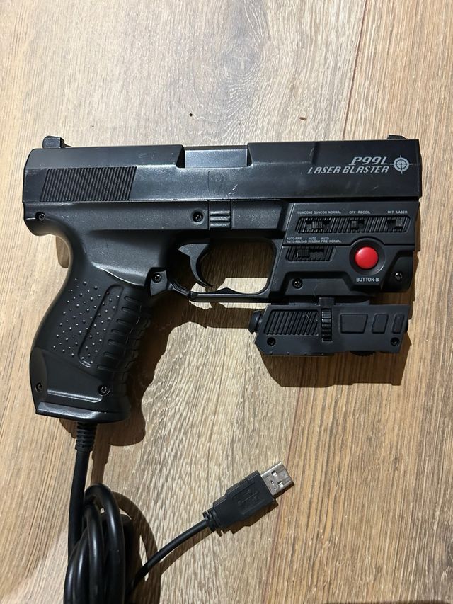 Pistola Laser Blaster Logic 3 con Pedal