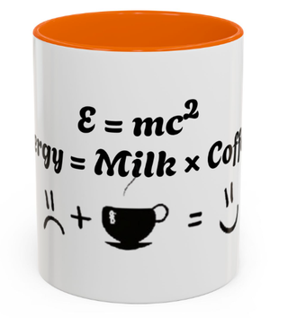 Ceramic mug  E=mc²