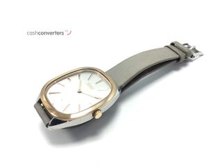 reloj pulsera unisex tous heritage acero iprg rosa y correa de piel gris, 3000136400