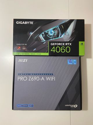 RTX 4060, i5-12400F y MSI PRO Z690-A WIFI DDR5