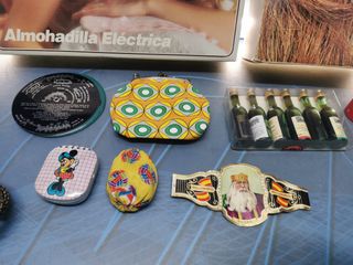 lote 17 productos vintage, coleccionismo objetos