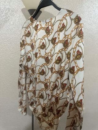 Body Zara estampado cadenas