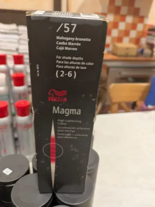 Wella Magma /57 Caoba Marrón Mechas