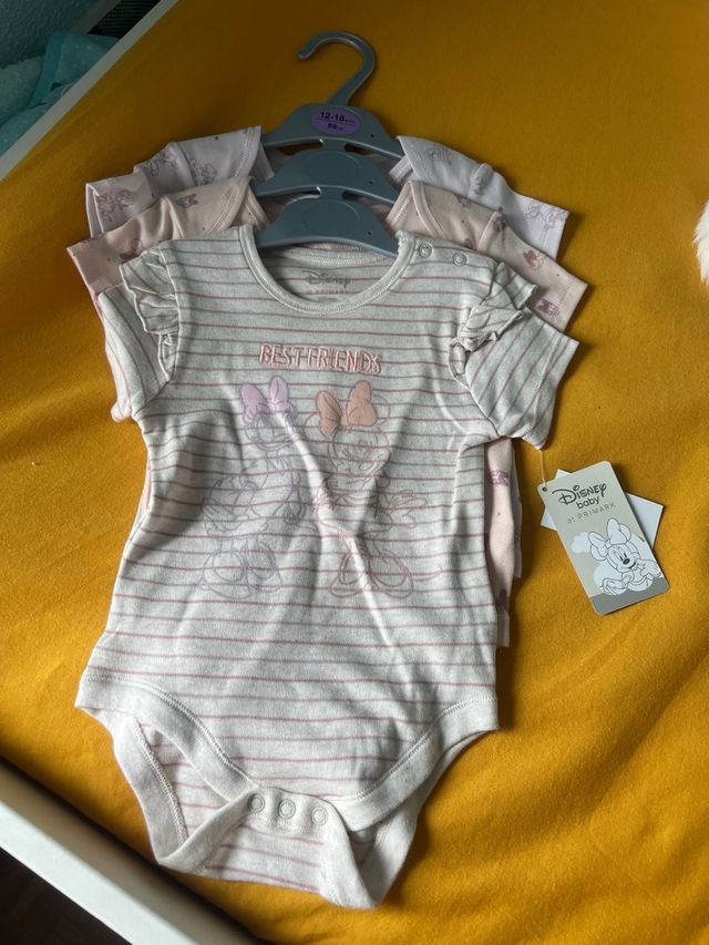 Lote 3 bodies Minnie y Daisy Talla 86