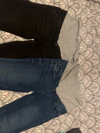 Lote vaqueros premamá