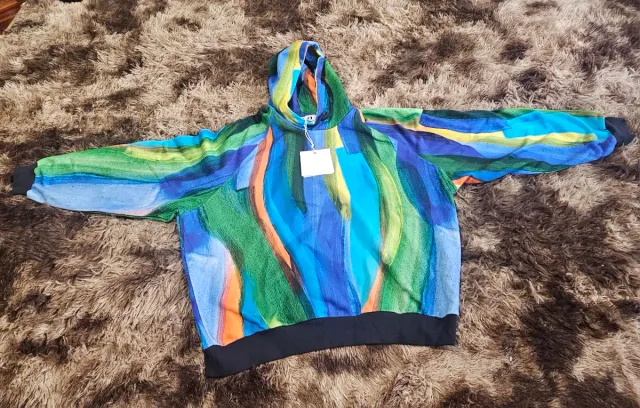 Hoodie Sunnei Multicolor Allover Print.