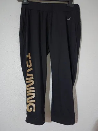 Mallas running negras talla S