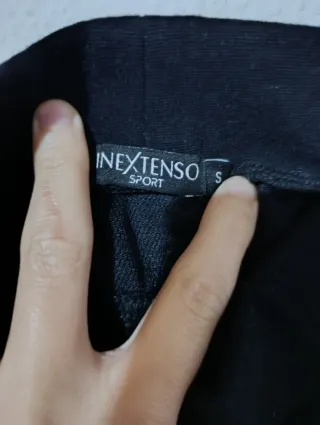 Mallas running negras talla S