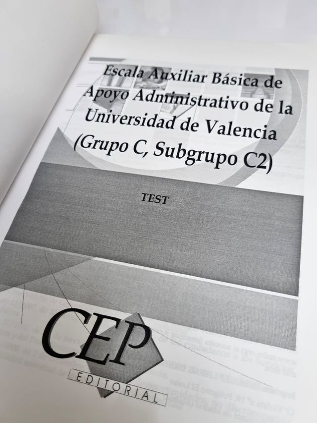 Test Escala Auxiliar Administrativo Valencia