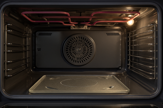 Horno y Microondas IKEA FINSMAKARE Negro