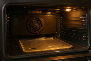 Horno y Microondas IKEA FINSMAKARE Negro