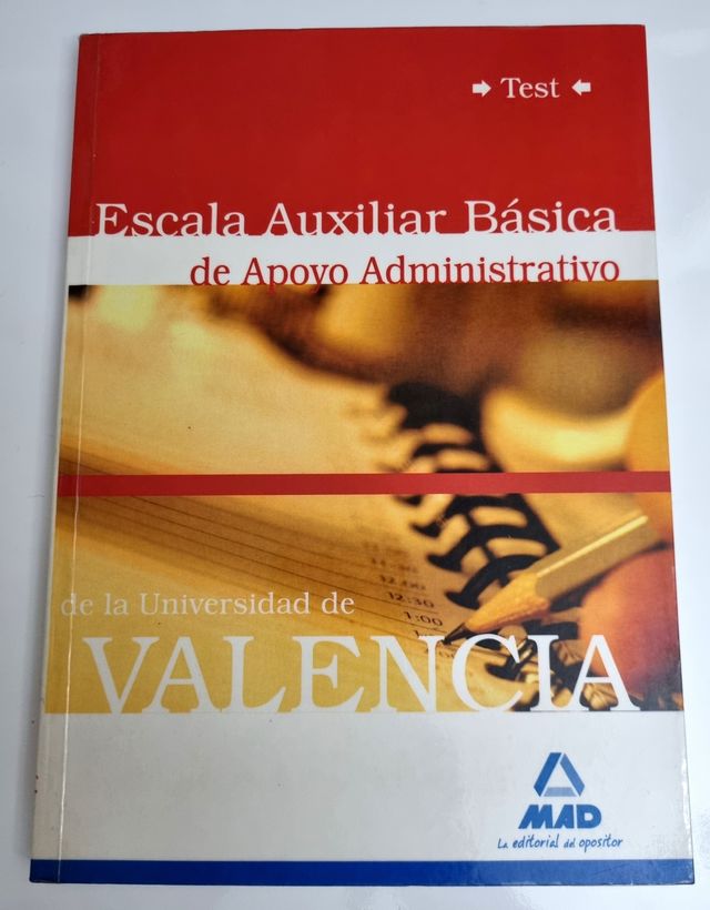 Auxiliar Administrativo-Universidad de Valencia