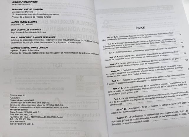 Auxiliar Administrativo-Universidad de Valencia