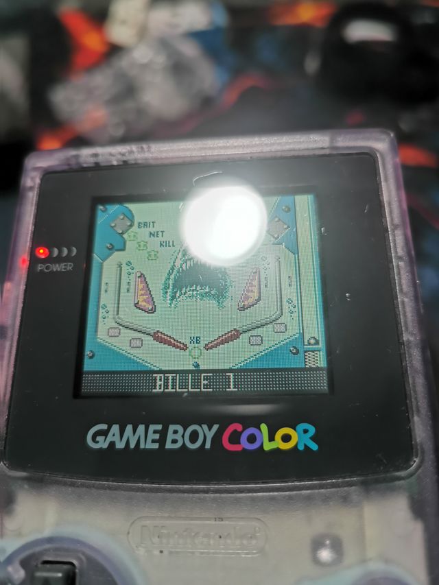 Nintendo Game Boy Color Morado + Juego Pinball