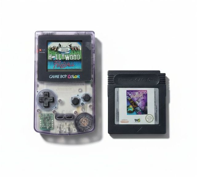 Nintendo Game Boy Color Morado + Juego Pinball