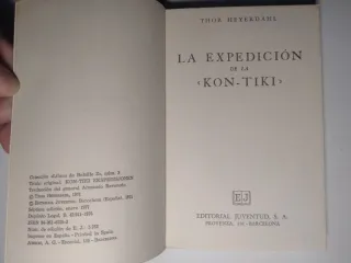 LA EXPEDICIÓN KON TIKI. THOR HEYERDAHL. VIAJES.