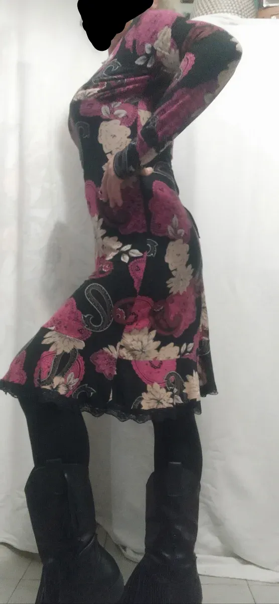 Set 3 vestiti maniche lunghe a fantasia