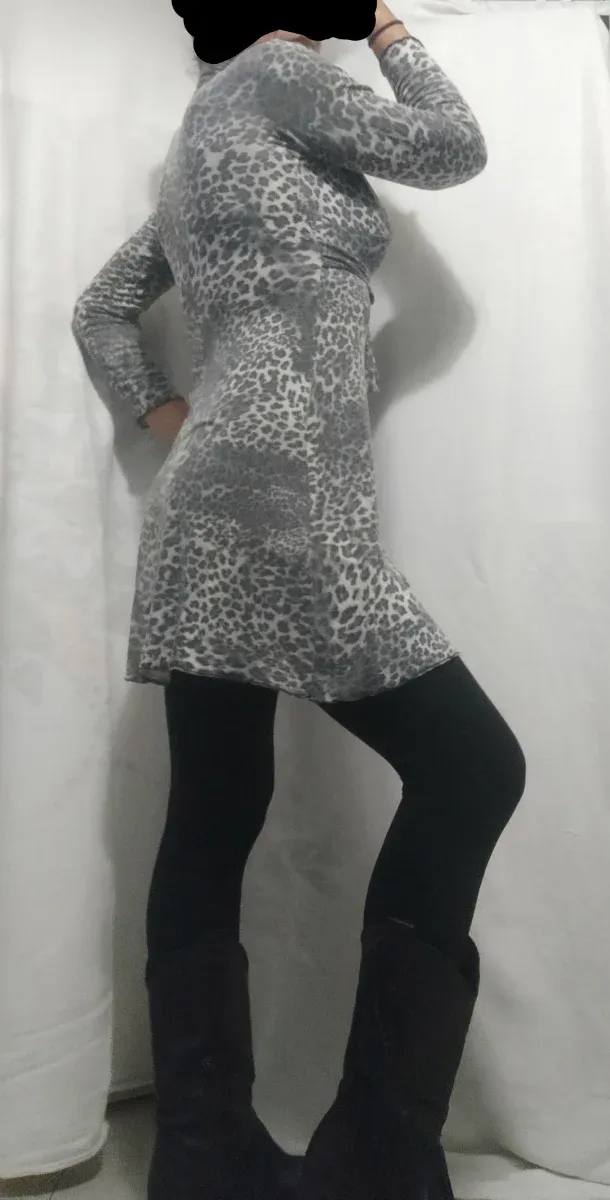 Set 3 vestiti maniche lunghe a fantasia