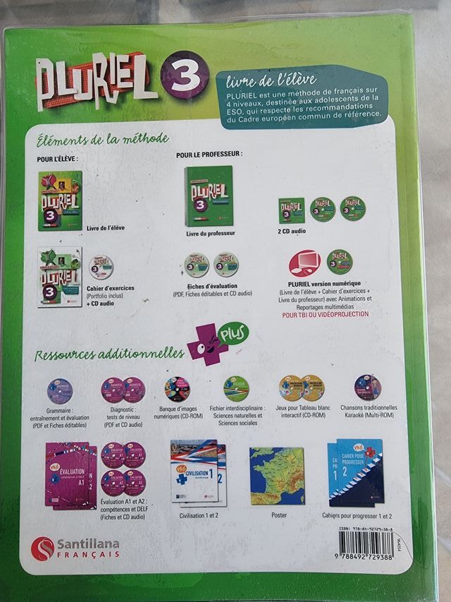 PLURIEL 3 LIVRE DE ELEVE