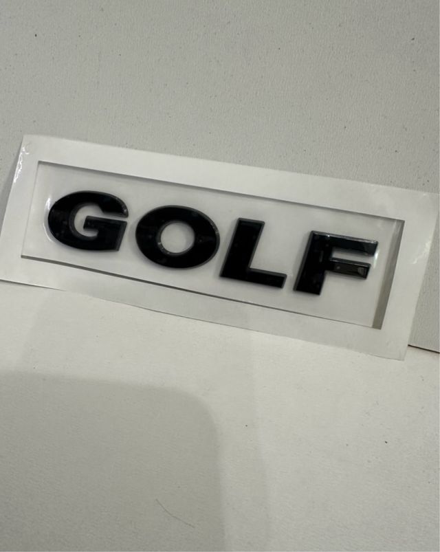 Scritta GOLF per auto Volkswagen