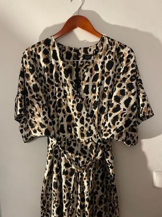 Macacão Next Oversized/ estampado animal print