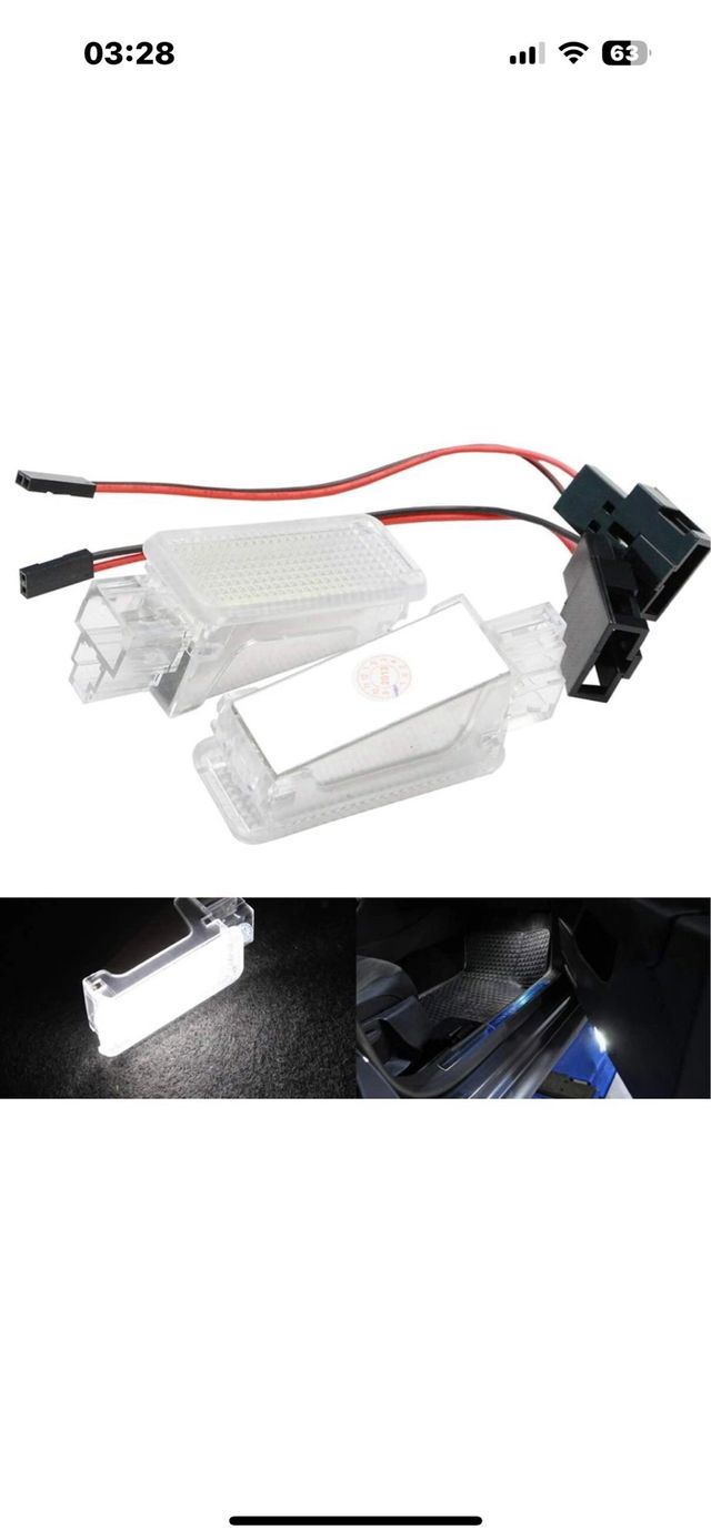 Coppia luci sottoporta Audi