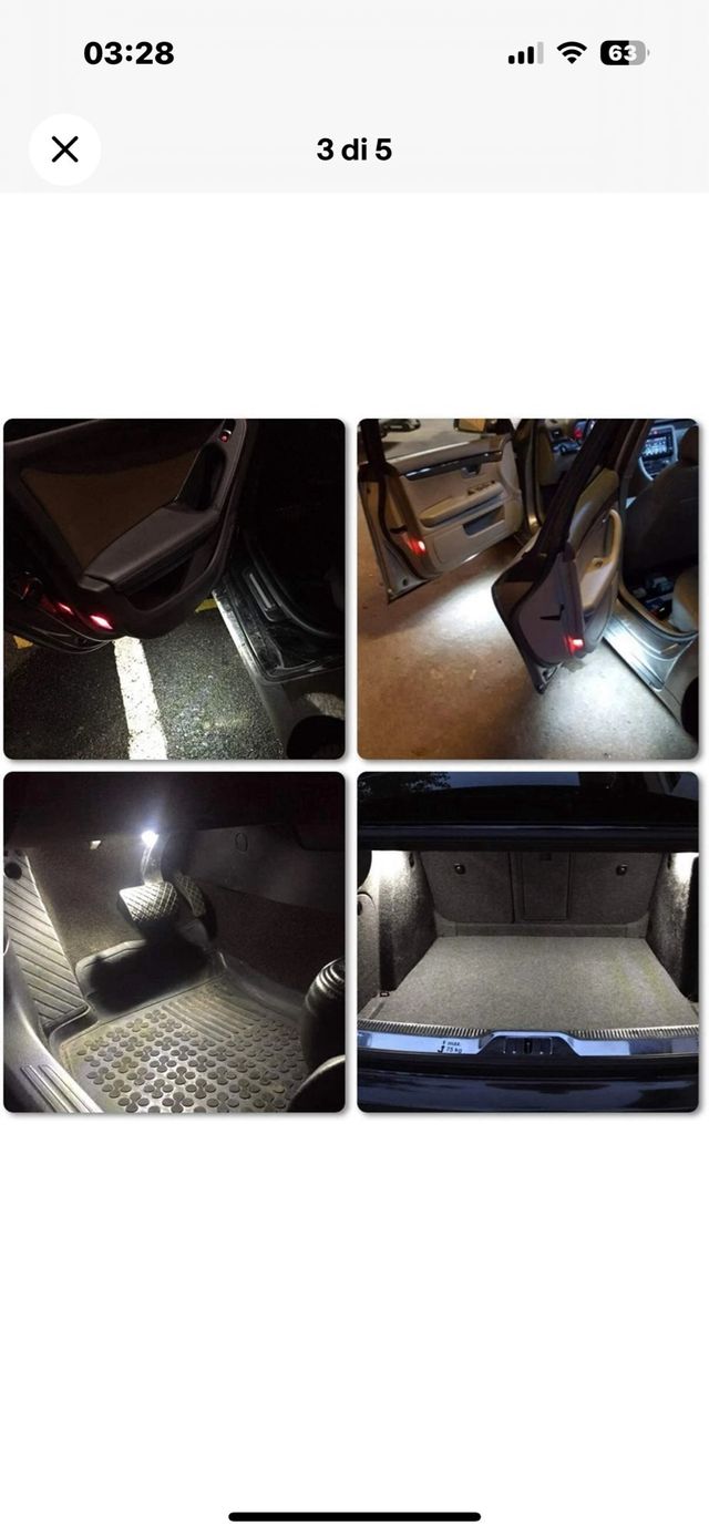 Coppia luci sottoporta Audi