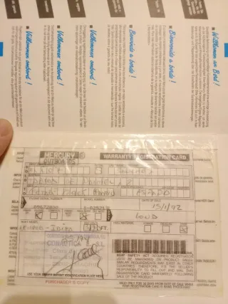 Motor Fueraborda Mercury 25 HP