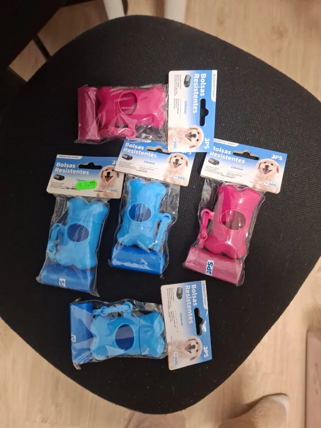 Porta bolsas para perro (2 unidades)