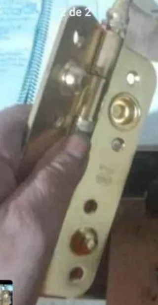 Hermosas y robustas Bisagras Latón Nueva y estreno