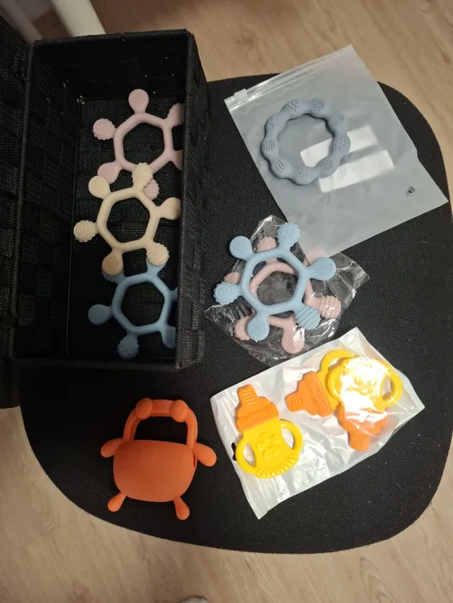 Lote Mordedores Bebé Silicona