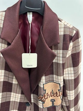 Giacca donna orsetto scozzese