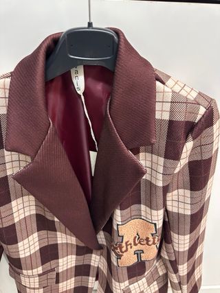 Giacca donna orsetto scozzese