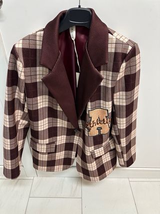 Giacca donna orsetto scozzese