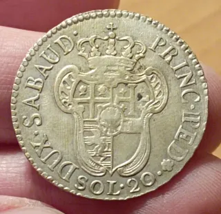 Vittorio Amedeo III Lira da 20 Soldi 1796