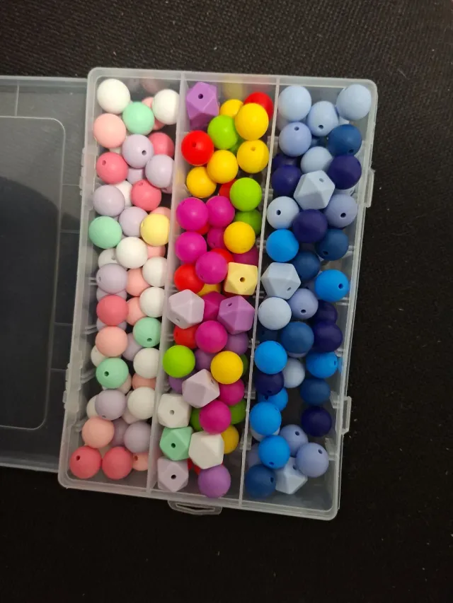Cuentas de silicona para chupetero